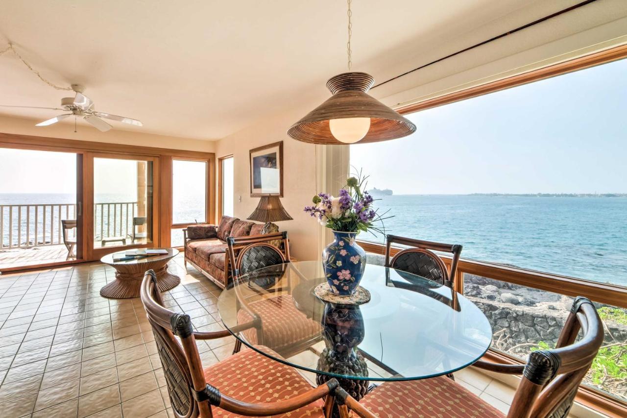 Oceanfront Kailua-Kona Townhome With Pool And Views! Ngoại thất bức ảnh