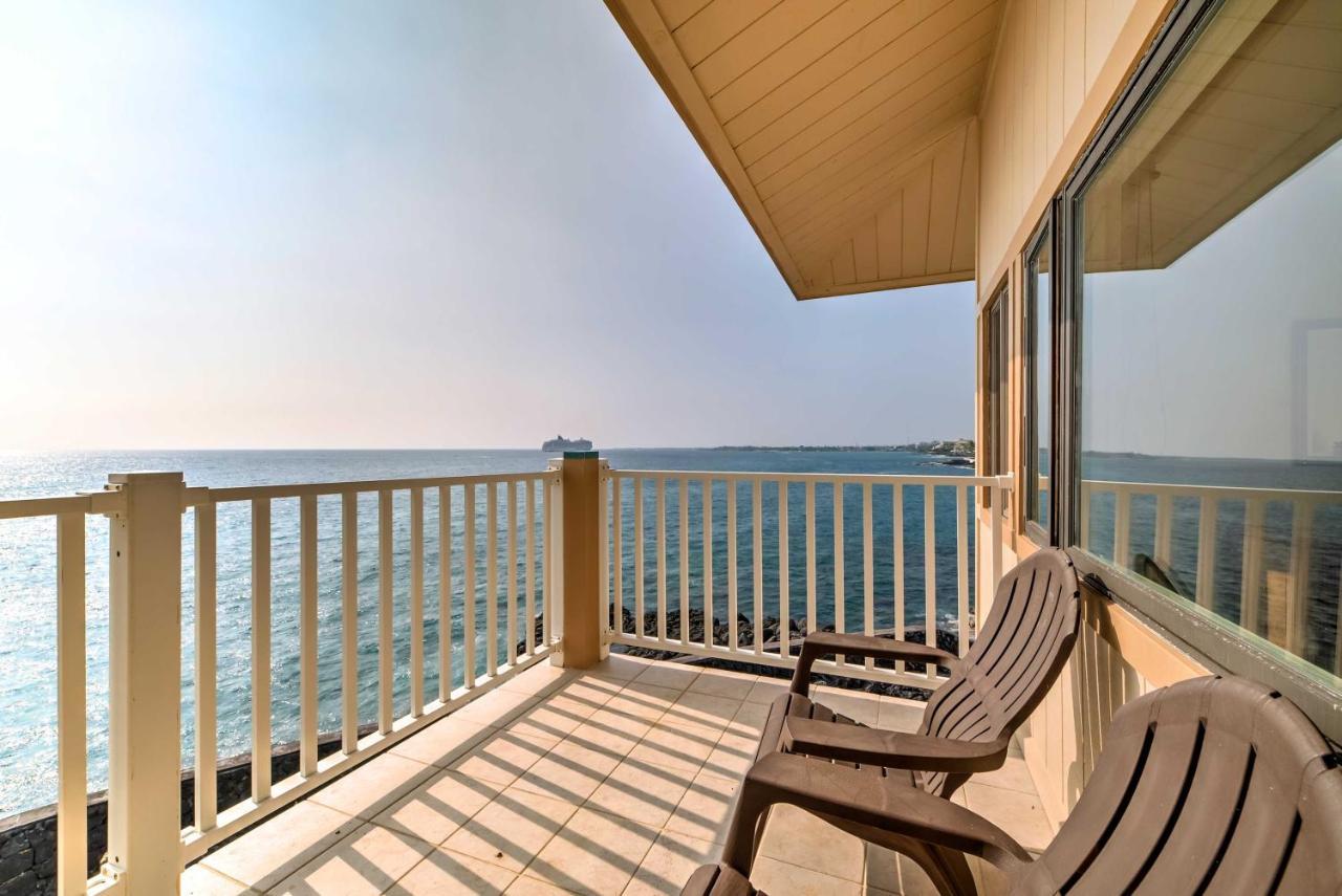 Oceanfront Kailua-Kona Townhome With Pool And Views! Ngoại thất bức ảnh