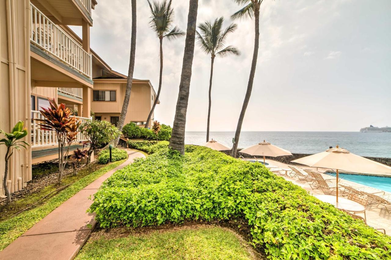 Oceanfront Kailua-Kona Townhome With Pool And Views! Ngoại thất bức ảnh