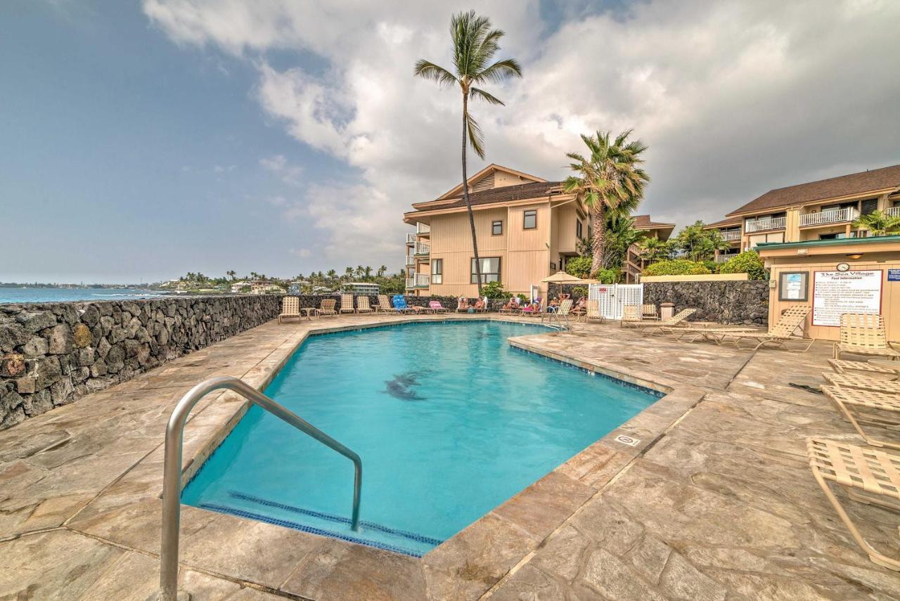 Oceanfront Kailua-Kona Townhome With Pool And Views! Ngoại thất bức ảnh